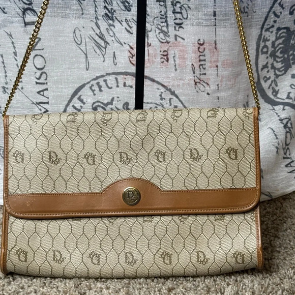 Christian Dior Vintage Monogrammed Crossbody Bag - Picture 11 of 15